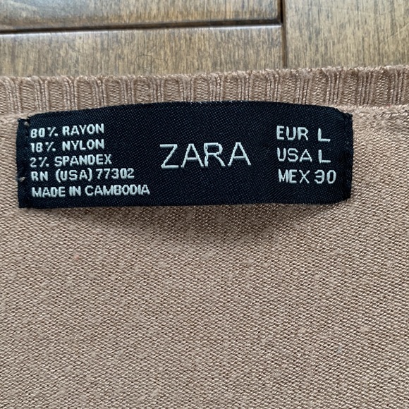 Zara Tan Sweater - Picture 3 of 6